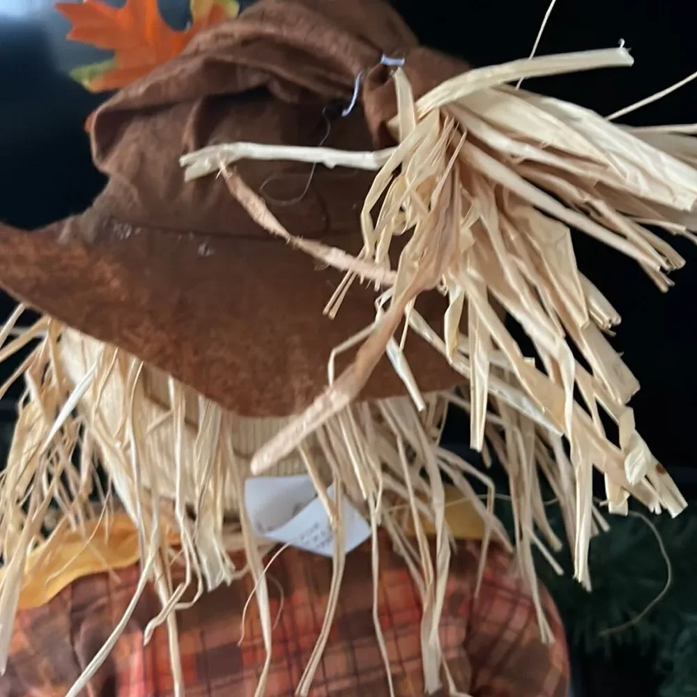 Autumnal Scarecrow Decoration For Tabletop Use- 22” by 15”